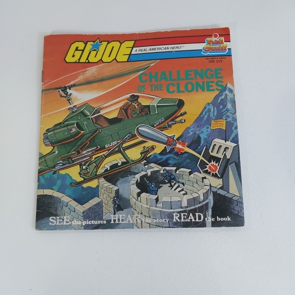 GI Joe Challenge Of The Clones Book Only 1984 Kids Stuff DBR